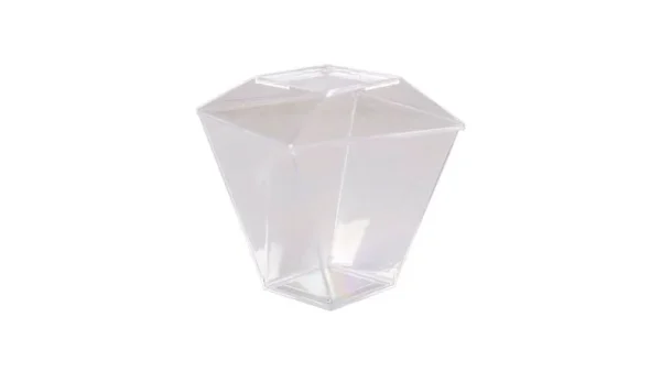 Copo Quadratto 150ml C/tampa 10UN